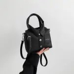 PU Designer Compact Top-Handle Bag – High-Quality Shoulder Bag for Women, 2024, Square Style