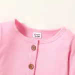 PatPat 2PC Baby Girl Cotton Cardigan & Elephant Print Tank Dress Set – Soft & Comfortable.