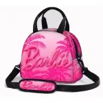Anime Kawaii Barbie Printed Kids Shoulder Lunch Bag, Portable Cross-body Gift.