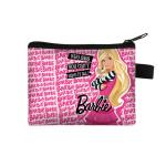 Barbie Movie Wallet, Cute Pink Coin Purse, Cartoon Card Holder for Girls, Kids Birthday Gift.