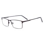Metal Full Rim Glasses Men Rectangle Prescription Eyeglass Frames For Optical Lenses Myopia and Presbyopia
