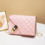 "2023 New Flap Crossbody Bag: Small square, plaid PU leather, designer handbag with chain strap for women."