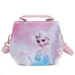 Cute Princess Elsa Shoulder Bag, Cartoon Crossbody Handbag for Girls.