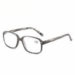 High Diopter Presbyopic Glasses – Fashion Stripe Design for Men and Women, Diopter +450 to +600.