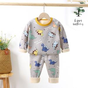 Children's Padded Underwear Set, Warm Autumn Clothes for Boys and Girls.