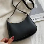 "Women’s Simple Fashion Handbag: Retro solid color PU leather, shoulder and crossbody hobo bag.