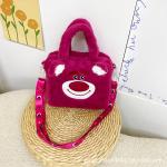 Kawaii Kuromi & Melody Cartoon Handbag, Portable Crossbody, Travel & Cosmetic Storage, Gift for Women/Girls.