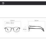 Reven Jate 71075 Titanium Optical Glasses – Stylish Prescription Eyewear for Men and Women.
