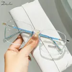2024 Square Myopia Glasses – Anti-Blue Light Prescription Eyewear for Men and Women, Diopter 0 to -6.0.