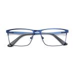 ZENOTTIC 2024 Men’s Titanium Alloy Optical Glasses – Ultralight Square Metal Frame, Fashionable Non-Prescription Eyewear.