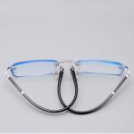 New Cut Edge Frameless Presbyopic Glasses – HD Anti-Blue Light, Anti-Fatigue, Clear Vision for Men (+1.0 to +4.0).