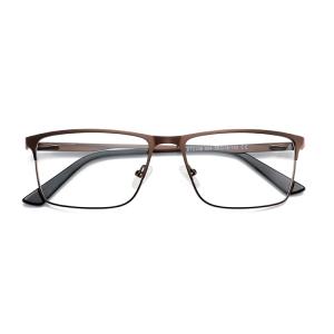 ZENOTTIC 2024 Men’s Titanium Alloy Optical Glasses – Ultralight Square Metal Frame, Fashionable Non-Prescription Eyewear.