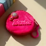Anime Barbie Plush Wallet, Cute Pink Coin Purse, Kawaii Mini Bag for Girls, Kids Birthday Gift.