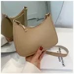 "Women’s Simple Fashion Handbag: Retro solid color PU leather, shoulder and crossbody hobo bag.