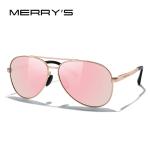 MERRYS DESIGN Polarized Pilot Sunglasses – Classic style for men and women, UV400 protection, gradient lenses, perfect for driving.