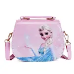 Cute Princess Elsa Shoulder Bag, Cartoon Crossbody Handbag for Girls.