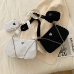 Simple Small Crossbody Bag for Women – Solid Color Shoulder & Armpit Casual Bag