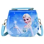 Cute Princess Elsa Shoulder Bag, Cartoon Crossbody Handbag for Girls.