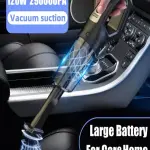 Wireless Vacuum Cleaner Powerful Suction Rechargeable Handheld Vacuum Cleaner Quick Charge for Car Home Pet Hair