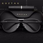 GUZTAG UV400 Polarized Sunglasses – Unisex Fashionable Aluminum Frame, Classic Design for Men and Women.