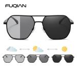 Luxury Photochromic Polarized Sunglasses – Stylish UV400 Anti-Glare Driving Shades for Men and Women, Chameleon Lens Design!