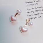 1/2/3 Pairs All-Match Heart-Shaped Pearl Earrings – Elegant, Fashionable, Highly Rated.