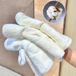 Cotton Hot Compress Towel - Soft, wet, steam-heating face towel for pore opening, deep cleansing, and facial care.