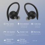 Xiaomi R200 Wireless Earbuds – Open-Ear Bluetooth Headphones with 9D Stereo Sound, LED Display, Ear Hooks, and Built-in Mic for Sports.