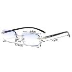 New Cut Edge Frameless Presbyopic Glasses – HD Anti-Blue Light, Anti-Fatigue, Clear Vision for Men (+1.0 to +4.0).