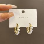 "XINYI U-Shaped Hoop Earrings
