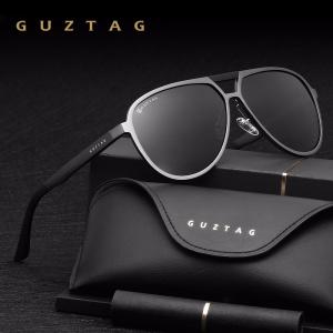 GUZTAG UV400 Polarized Sunglasses – Unisex Fashionable Aluminum Frame, Classic Design for Men and Women.